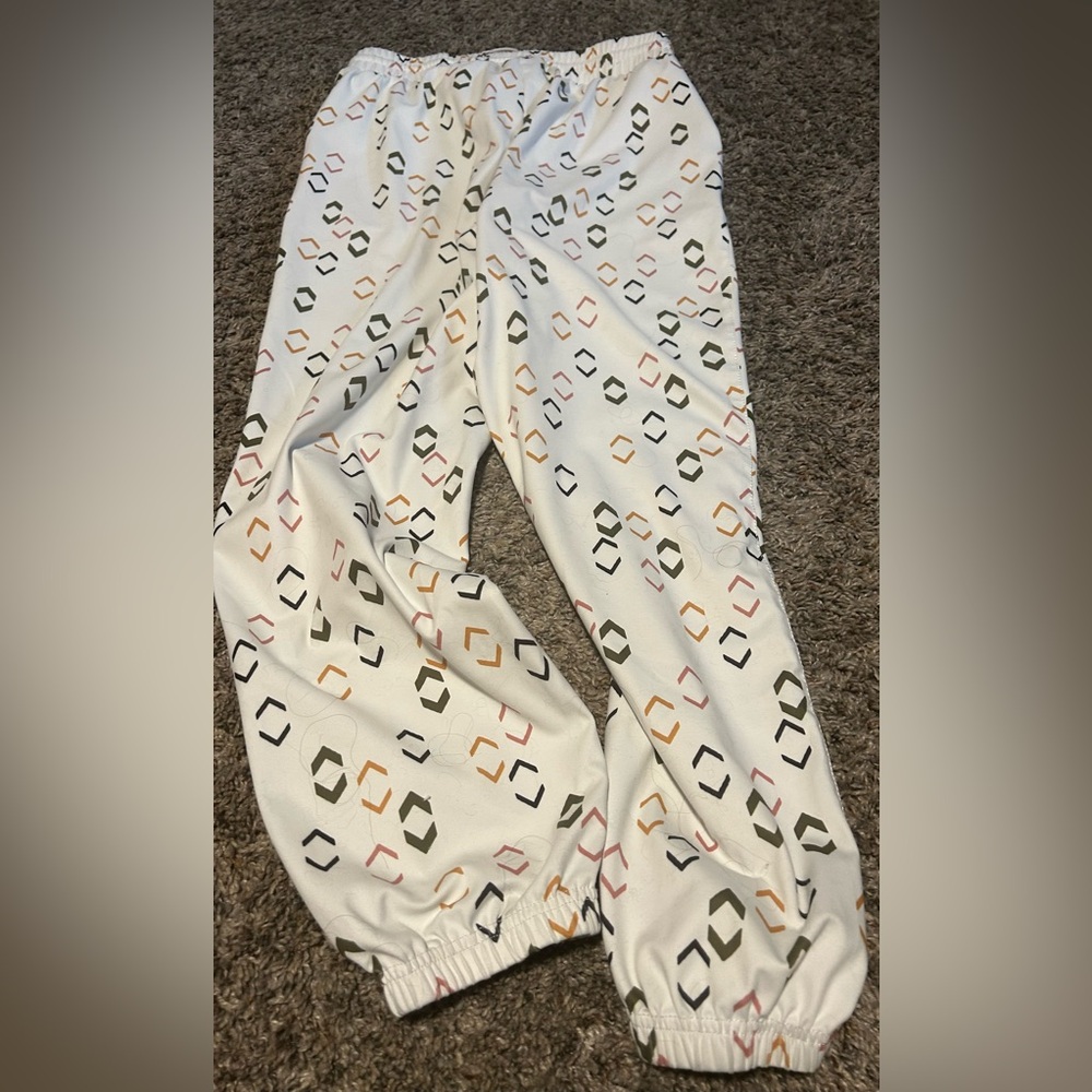 Rachel Zoe Aztec print jogger style pant size medium women's